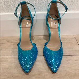 Mix No. 6 Vibrant Electric Blue Rhinestone Heels